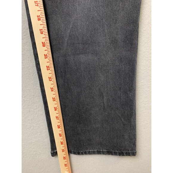 Judy Blue Jeans Womans 18W Black High Waist Rigid Magic Distressed 90's Straight - Picture 13 of 16